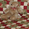Basic four patch pattern called Four–Get Me Not. Barbara's second quilt.